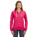 J. America Ladies' Sydney Brushed V-Neck Hoodie